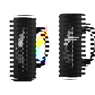 Gay Pride Month Cross Christian Lgbtq Ally Rainbow Women Coffee Mug - Thegiftio