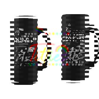 Gay Pride Month Show Me Lgbtq Ally Rainbow Women Coffee Mug - Thegiftio UK