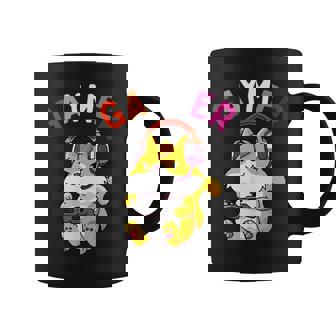 Gaymer Lesbienne Fierté Drapeau Gamer Lgbtq Jeuidéo Chat Tasse - Cadeauxyz