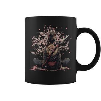 Geisha Japonaiseakura Fleur De Cerisier Japonaiseamouraï Fille Tasse - Cadeauxyz