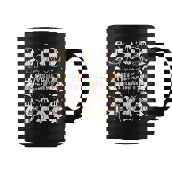 Ghost Physical Therapy Physical Therapist Halloween Groovy Coffee Mug - Thegiftio