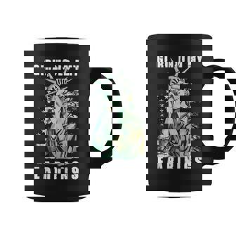 Girl Hold My Earring Fight Mode Statue Of Liberty Men Coffee Mug | Mazezy