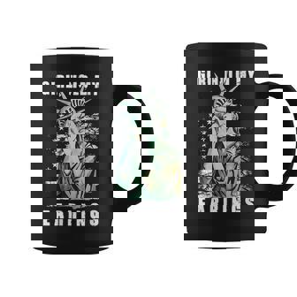 Girl Hold My Earring Fight Mode Statue Of Liberty Men Coffee Mug - Thegiftio