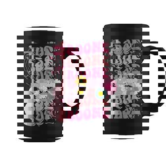 Girl Retro Boone Groovy Flower First Name Personalized 80'S Coffee Mug - Thegiftio