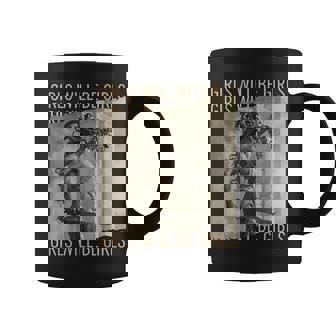 Girl Will Be Girls Medusa Feminist Women Coffee Mug - Thegiftio