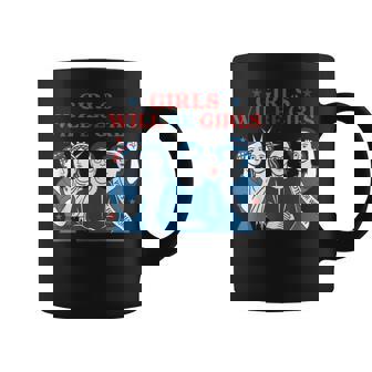 Girl Will Be Girls Patriotic Feminist 4Th Of July Womens Coffee Mug - Thegiftio UK