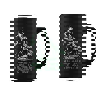 Girl Will Be Girls Praying Mantis Coffee Mug | Mazezy