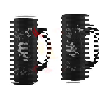 Girl With Red Horns 日本アートスタイル 面白いグラフィックtシャツ コーヒーマグ - Kawaiitshirt