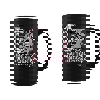 Go Bulldogs Maroon Bulldog Pride School Spirit Mascot Coffee Mug - Seseable