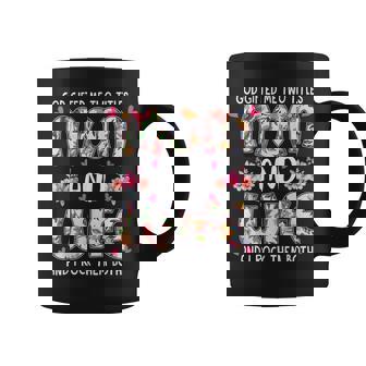 Goded Me Two Titles Mom And Wife Mother's Day Floral Coffee Mug | Mazezy