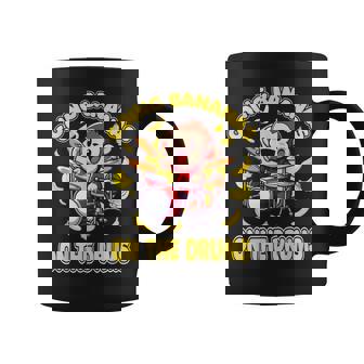 Going Bananas On The Drums 面白いドラム演奏 猿 コーヒーマグ - Kawaiitshirt