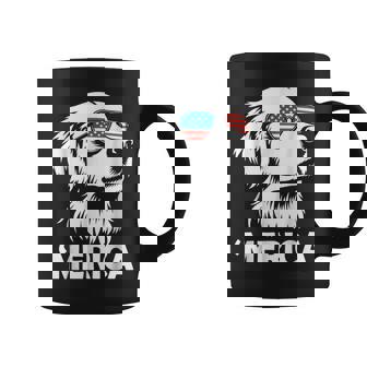 Golden Retriever 4Th Of July Merica Coffee Mug - Monsterry