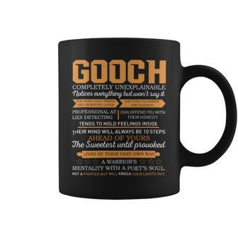 Gooch Completely Unexplainable Notices Everything But Won’T Say It Name Coffee Mug | Seseable FR