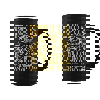 Gorilla Mode ワークアウト チーム ダンベル ビースト ジム フィットネス ゴールド コーヒーマグ - Kawaiitshirt
