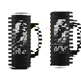 Gótica Con Corazón De Cuervo Amor Oscuro Día Deanalentín Gótico Taza de café - Regaloses