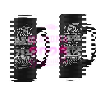 Graduation 2025 Proud Grandma Of 2025 Graduate Floral Women Coffee Mug | Mazezy