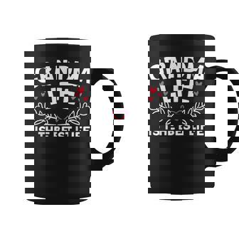 Grandma Life Is The Best Life For Grandma Idea Coffee Mug - Monsterry