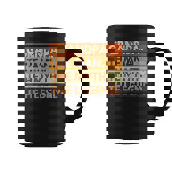 Grandpa The Man The Myth The Legend Father's Day Coffee Mug - Thegiftio UK