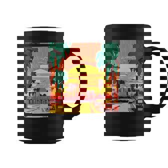 Graphisme Detyle Comique Los Angeles Palmsunshine Tasse - Cadeauxyz