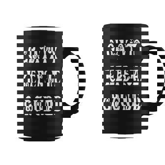 Gravity Keep Me Grounded。 長袖tシャツ コーヒーマグ - Kawaiitshirt