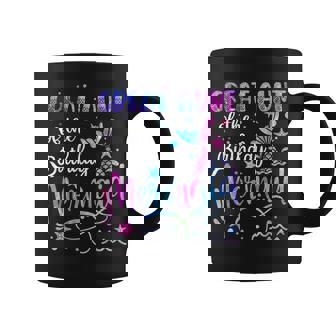 Great Aunt Of The Birthday Mermaid Matching Family Mother's Coffee Mug - Thegiftio