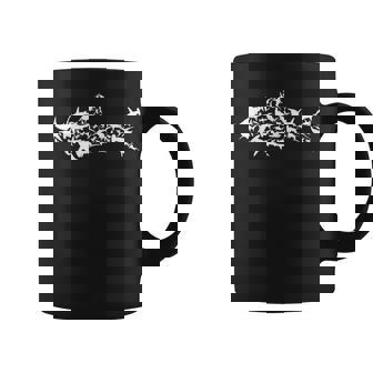Great Hark サメのシルエット シャークフィッシュホワイトシャーク コーヒーマグ - Kawaiitshirt