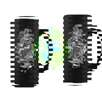 Green Mother Earth Day Gaia Goddess Environmental Awareness Coffee Mug - Monsterry