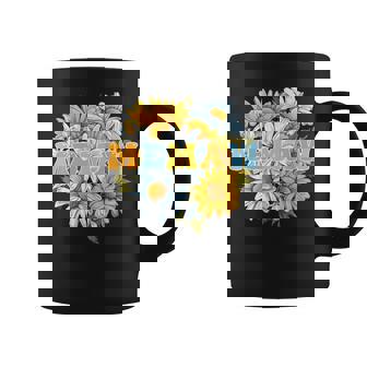 Groovy Memaw Retro Flowers Mother's Day Grandma Coffee Mug - Monsterry
