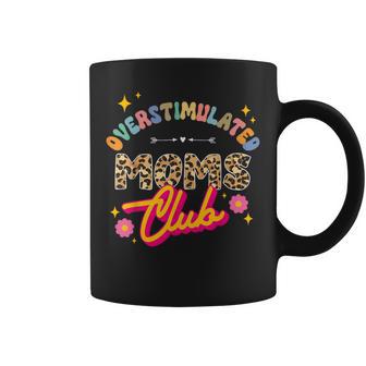Groovy Overstimulated Moms Club Mother's Day Mom Coffee Mug - Thegiftio UK