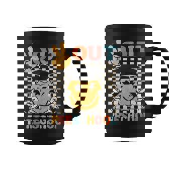 Groovy Peace Out Preschool Graduation Smile Last Day School Coffee Mug - Monsterry