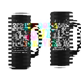 Groovy School's Out Forever Retirement 2025 Retired Teacher Coffee Mug - Thegiftio
