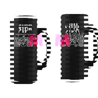 Groovy Spider Mom Matching Family Party Mama Coffee Mug - Seseable