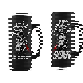 Grumpa Like A Regular Grandpa Only Grumpier Monkey On Back Coffee Mug - Thegiftio