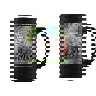 Grupo Lindos Cerditos De Lauerte Cerdos Felices Familia Taza de café - Regaloses