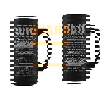 Guard Completely Unexplainable Notices Everything But Won’T Say It Name Coffee Mug | Seseable CA