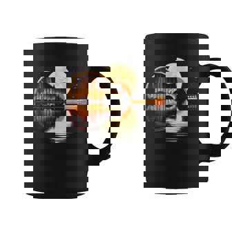 Guitar Nature Moon Retro Guitarist Acoustic Coffee Mug - Thegiftio