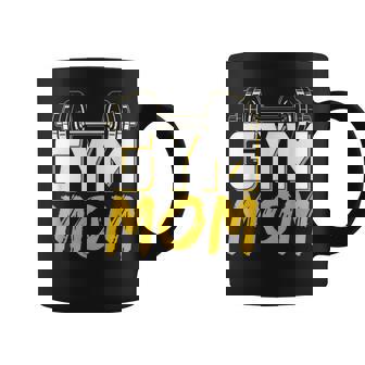 Gym Mom Fitness Training Workout Weightlifting Mother Mommy Coffee Mug - Monsterry