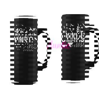 Gymnastics Aunt Mother's Day Black Women's Regular Fit Short Sleeve Small Modern Gymnastics Theme Coffee Mug | Mazezy