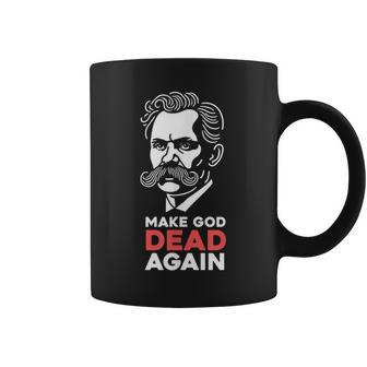 Hacer Muerto A Dios Otraez Nietzsche Ateo Filosofía Ateísmo Taza de café - Regaloses
