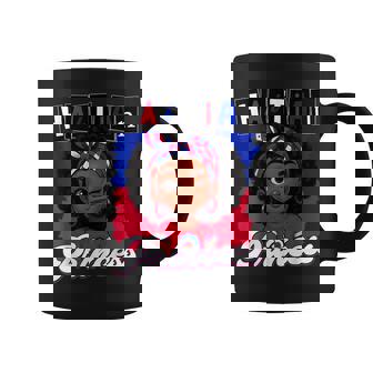 Haitian Princess Ayiti Pride Haiti Flag Day Girls Coffee Mug | Mazezy