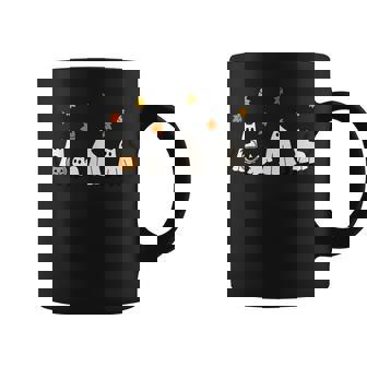 Halloween For Costume Cute Black Cats Ghost Coffee Mug | Mazezy