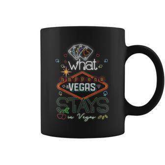 What Happens In Vegas Stays In Vegas Gambling Casino Coffee Mug - Thegiftio UK