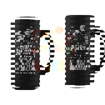 Happiness Is Being A Glamma Floral Glamma Mother's Day Coffee Mug - Seseable