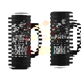 Happiness Is Being A Mommy Floral Mommy Mother's Day Coffee Mug - Monsterry