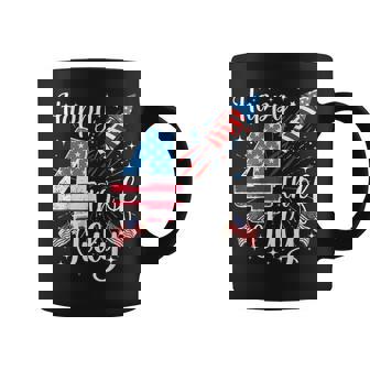 Happy 4Th Of July Us Flag 4Th Of July Fireworks Men Coffee Mug - Monsterry