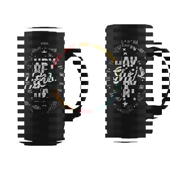 Happy Father's Day For Dad Grandpa Strong Brave Hero Coffee Mug | Mazezy