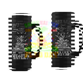 Happy Haitian Flag Day Haiti Flag Pride 1804 Family Coffee Mug - Monsterry
