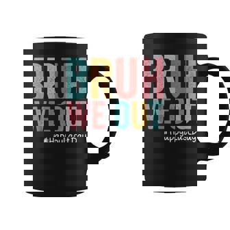 Happy Last Day Of School Bruh We Out Teachers Retro Vintage Coffee Mug - Thegiftio