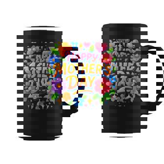Happy Mother's Day Mommy Cute Floral Grandma Mom Coffee Mug - Thegiftio UK
