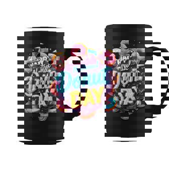Happy National Donut Day Donut Lovers Coffee Mug | Mazezy